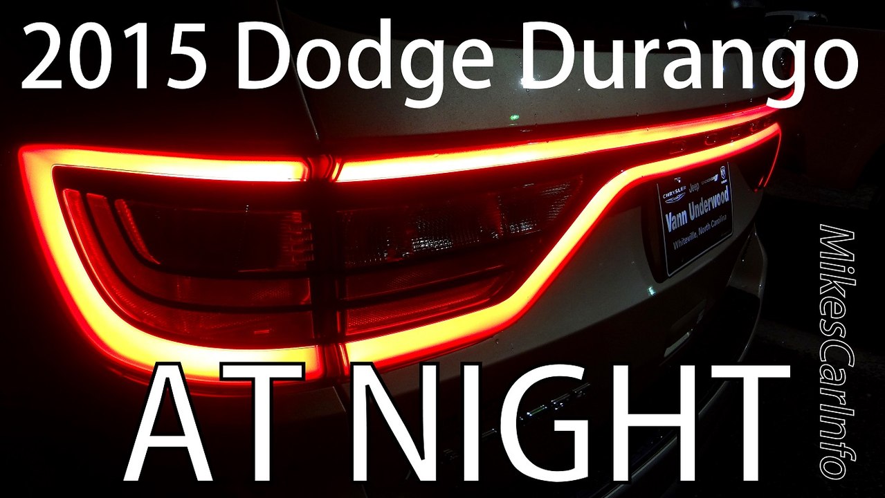2015 Dodge Durango AT NIGHT