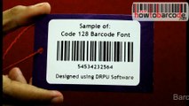 Code 128 Barcode Label Designing and Printing