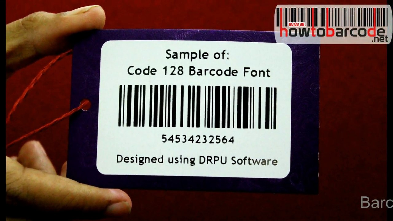 Code 128 Barcode Label Designing and Printing