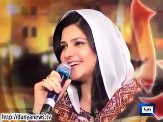Sajida Langah In Dunia news program Mazak raat