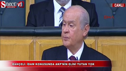 Bahçeli idam konusunda kesin konuştu