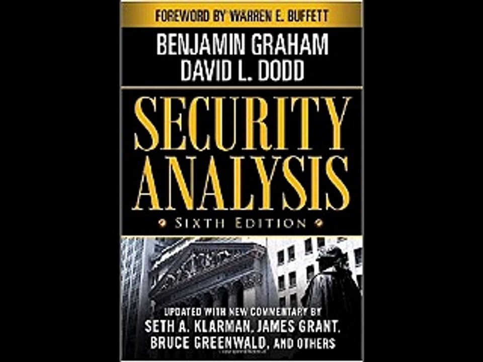 Security Analysis: Sixth Edition, Foreword by Warren Buffett (Security Analysis Prior Editions) Benjamin graham