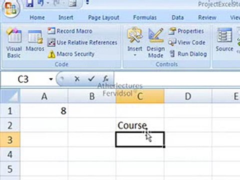 MS Excel 2007 Project Trainings in Urdu Lecture No 5 of 18