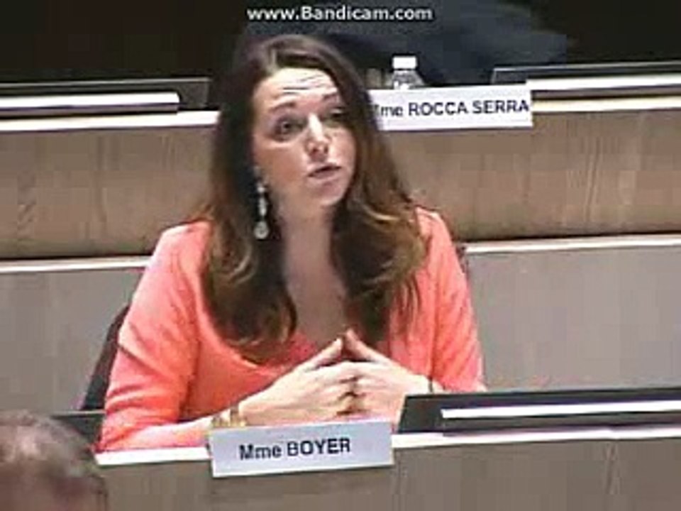 Intervention de Valérie Boyer au Conseil Municipal du 16 février 2015