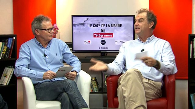 Le Café de la Marine du Télégramme avec Charles Caudrelier, Anthony Marchand et Sébastien Marsset