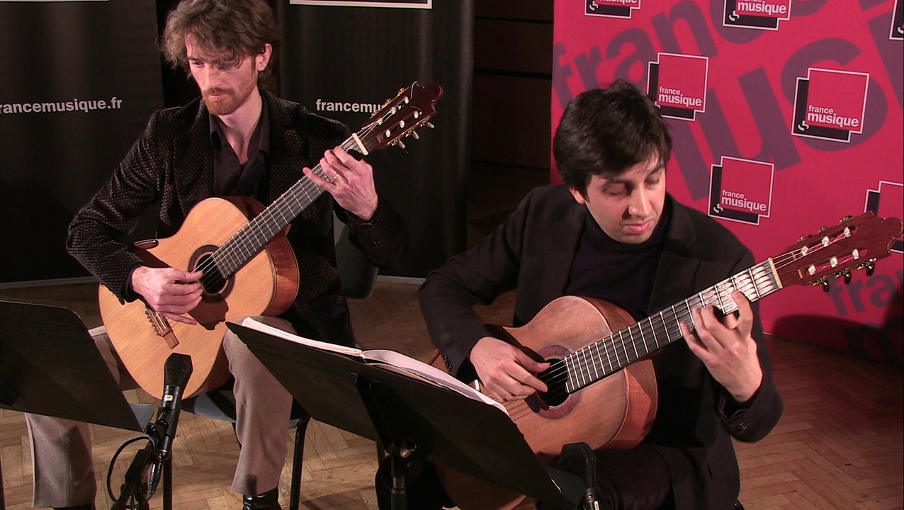 J. S. Bach, Variations Goldberg (Aria et Variation n°1) par le duo Mélisande | Le Live de la matinale