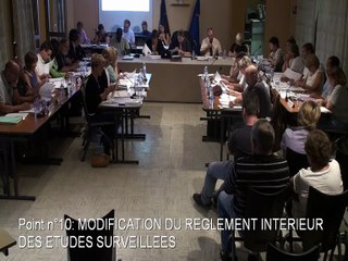 Conseil municipal du 19 septembre 2014 - point N°10