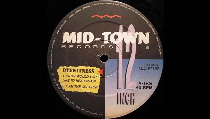 Dye Witness - What Would You Like To Hear Again? (A1)