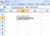 Ms Excel 2007  Text Functions  in Urdu Lecture No 9 of 18