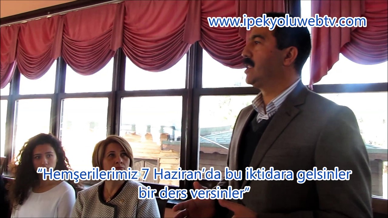 “Hemşerilerimiz 7 Haziran’da bu iktidara gelsinler bir ders versinler”