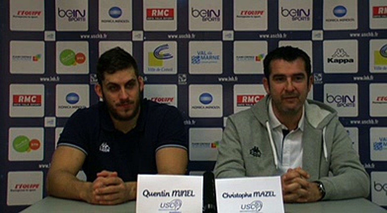 HAND Conf de Presse avant St Raphaël/Créteil (REPLAY)