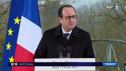 François Hollande à Sarre-Union pour condamner le saccage des tombes juives