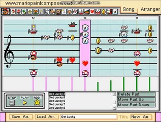 83# Get Lucky façon Mario Paint Composer