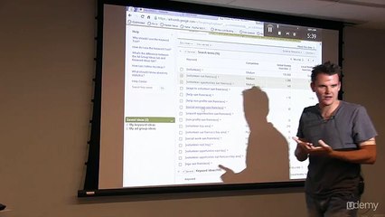Keyword Research - Video Tutorial 2-4-Lecture 7)