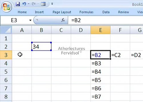 Ms Excel 2007 Variable Reference Training in Urdu Lecture No 13 of 18