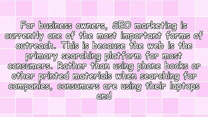 How To Get More Benefits From Your SEO Marketing Campaigns