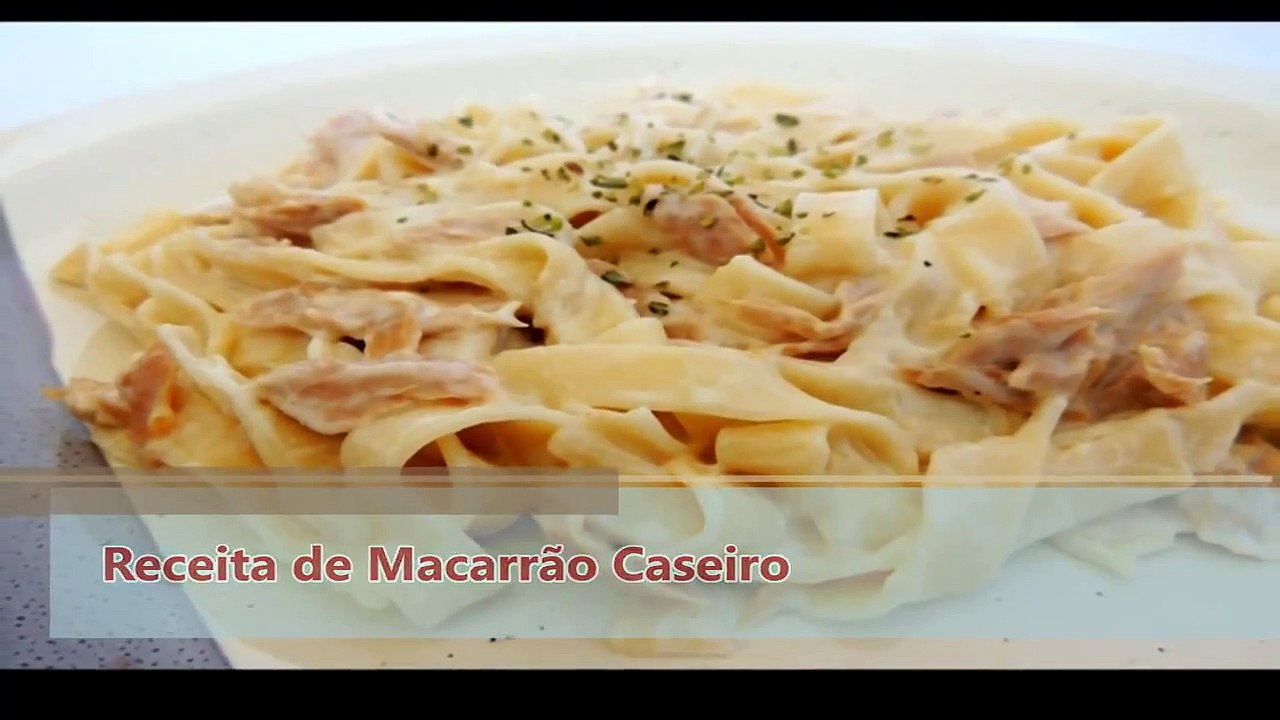 Receita de Macarrão Caseiro   Sabor no Prato
