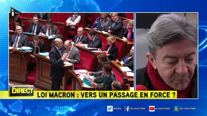 Mélenchon : la loi Macron "est une loi de droite"