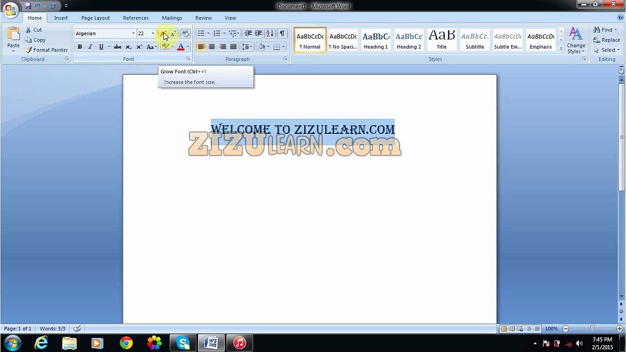 Font Formatting in Microsoft Word in URDU- [Free]