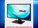ASUS PB287Q Ecran PC 28  (71 cm) UHD 3840 x 2160 1 ms 300cd/m? 2 ports HDMI