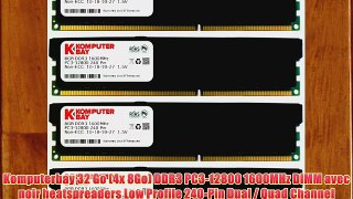 Komputerbay 32 Go (4 x 8 Go) 240 broches 1600MHz PC3-12800 DDR3 DIMM Dual / Quad m?moire RAM