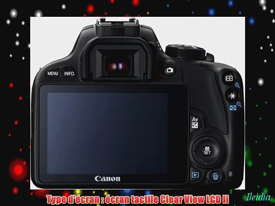 Canon EOS 100D Appareil photo num?rique Reflex 184 Mpix Bo?tier nu