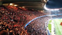 Explosion de joie du Parc des Princes après le but de Pastore (PSG vs. Chelsea)