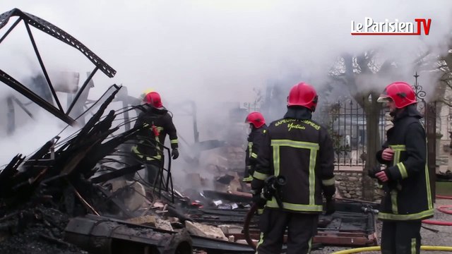 A Richebourg (78), l'entreprise Origines réduite en cendres