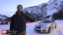 BMW 135i xDrive : les 4 roues motrices en pleine action sur un circuit glace