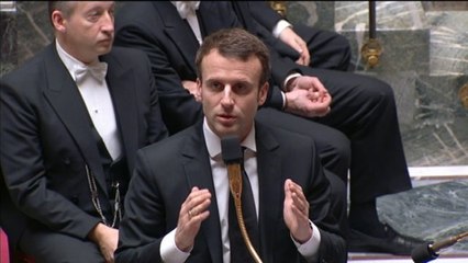 QAG : Emmanuel Macron explique à nouveau son projet de loi
