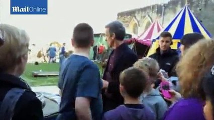 Peter Capaldi in Wales 18.04.2014