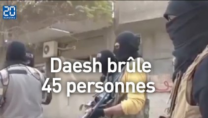 Daesh brûle vives 45 personnes en Irak