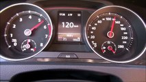 2014 VW Golf 7 GTI  Acceleration 0-230 km-h