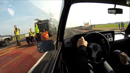 Golf 1 2.0 16v Turbo 1.4 boost 440 HP 14 mile 13,1 sek