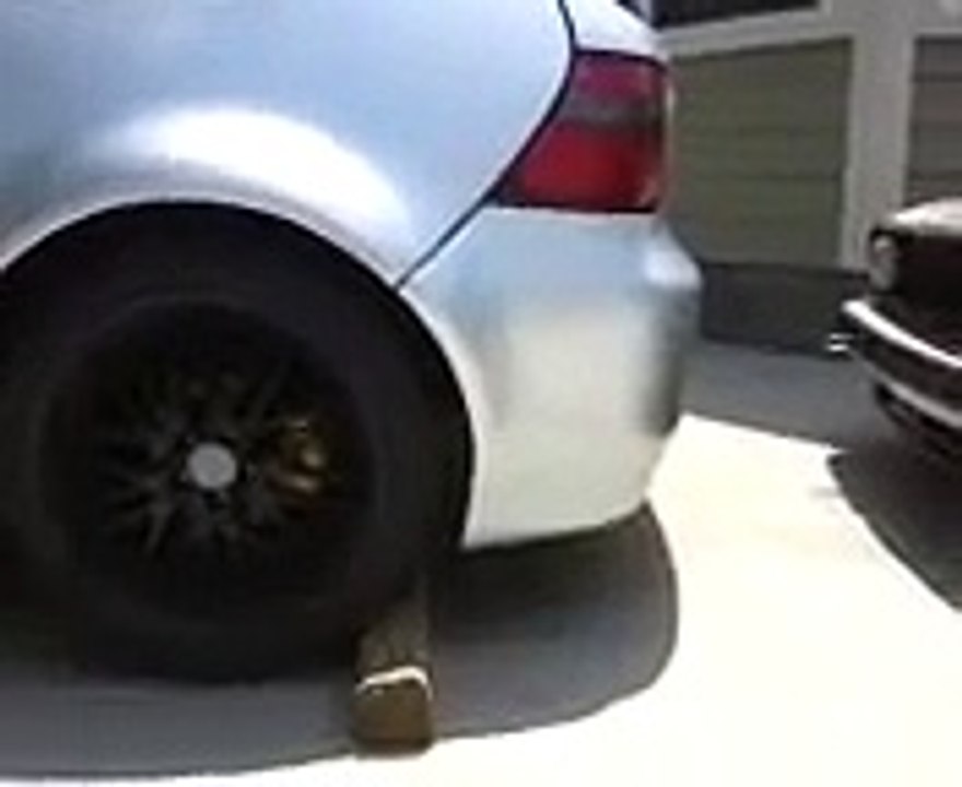 VW Golf 4 GTI VR6  EXHAUST SOUND Cat back revs