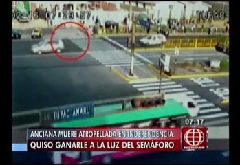 Independencia: Anciana falleció después de cruzar imprudentemente la avenida Túpac Amaru [VIDEO]