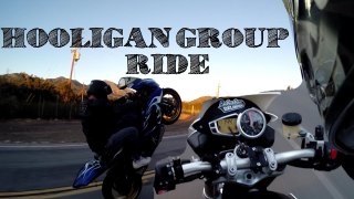 TRIUMPH SPEED TRIPLE 1050 GROUP HOOLIGAN RIDE | POWER WHEELIE MACHINE !!!