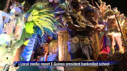 Financing scandal overshadows Samba school in carnival