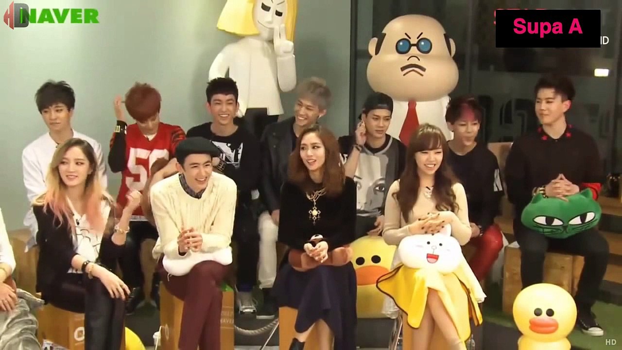 [HottestDestiny + Supa A] JYP Nation Happy New Year Party - LINE Star Chat [ Part 2 ]