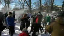 Bataille géante de boules de neige à Washington