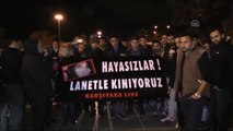 Özgecan'ın Öldürülmesi - Konvoy Oluşturan Sürücüler, Korna Çalarak Olayı Protesto Etti