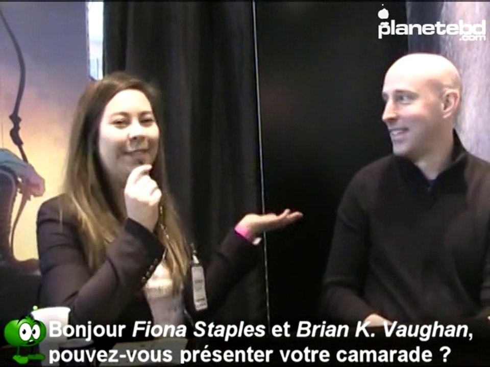Fiona Staples et Brian K. Vaughan en interview sur PlaneteBD.com
