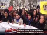 Elbistan'lı kadınlar Özgecan için yürüdü / Hunderte fordern in Elbistan Gerechtigkeit für Özgecan Aslan