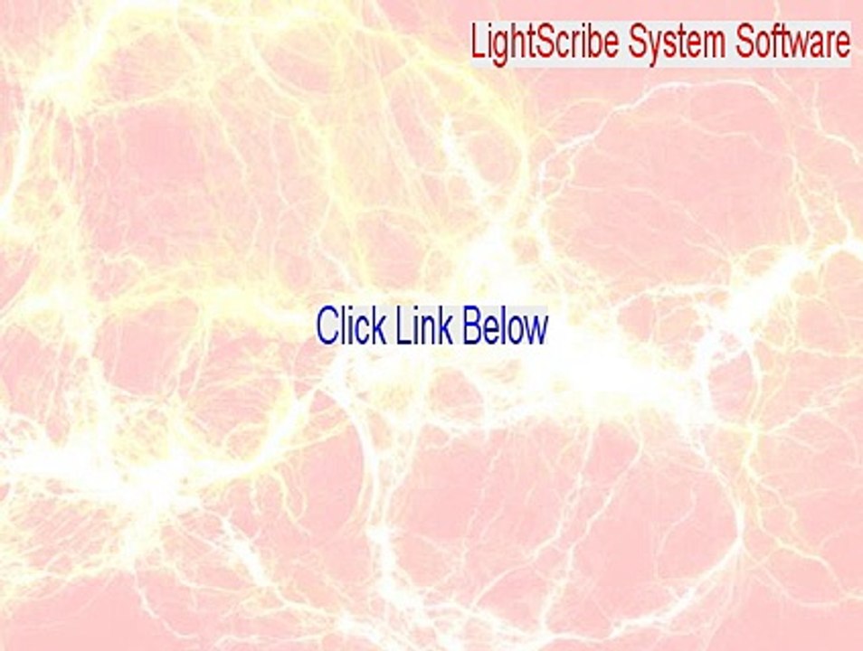 LightScribe System Software Serial (lightscribe system software mac