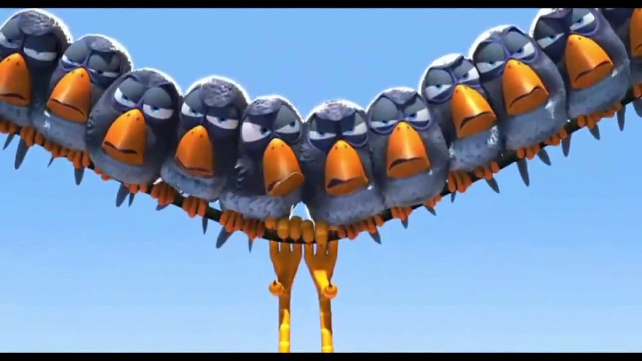 Drôles d'oiseaux sur une ligne à haute tension - court-métrage Pixar