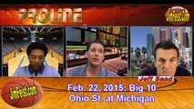 CBB Ohio State Buckeyes vs. Michigan Wolverines Big 10 Free Pick Preview, February 22, 2015