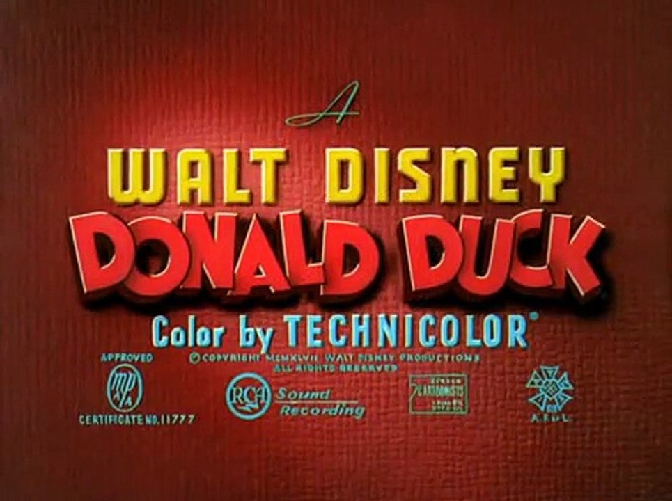 Donald Duck Animation :  Cartoon :Full Episode # 19