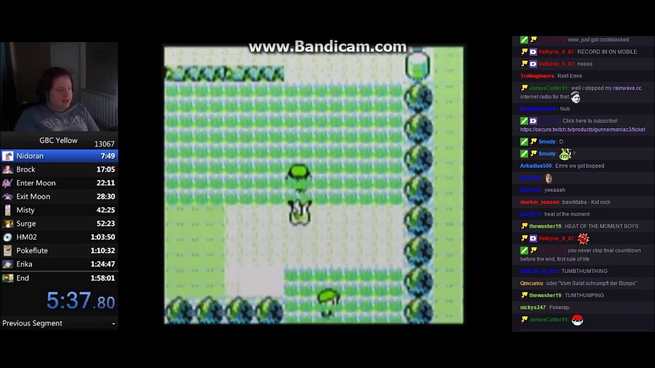 Gunnermaniac3 sings his heart out while speedrunning