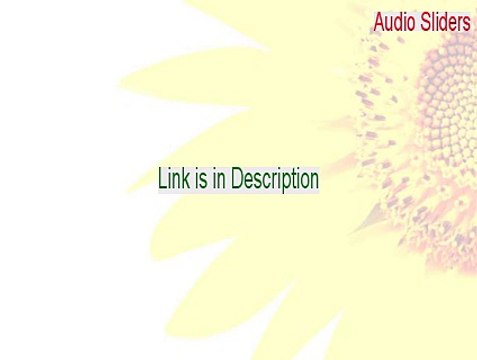 Audio Sliders Cracked - audio sliders crack [2015]