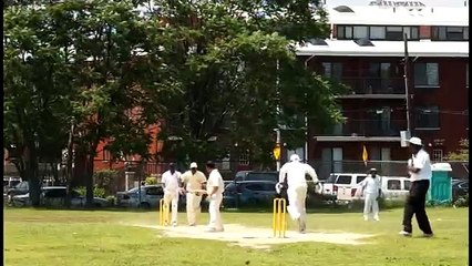 Foster Lewis during his 143 runs, Bjore Brown during his 68 runs
